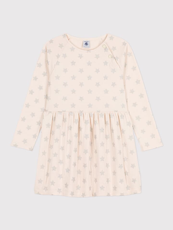 

Платье PETIT BATEAU, цвет creme/silber