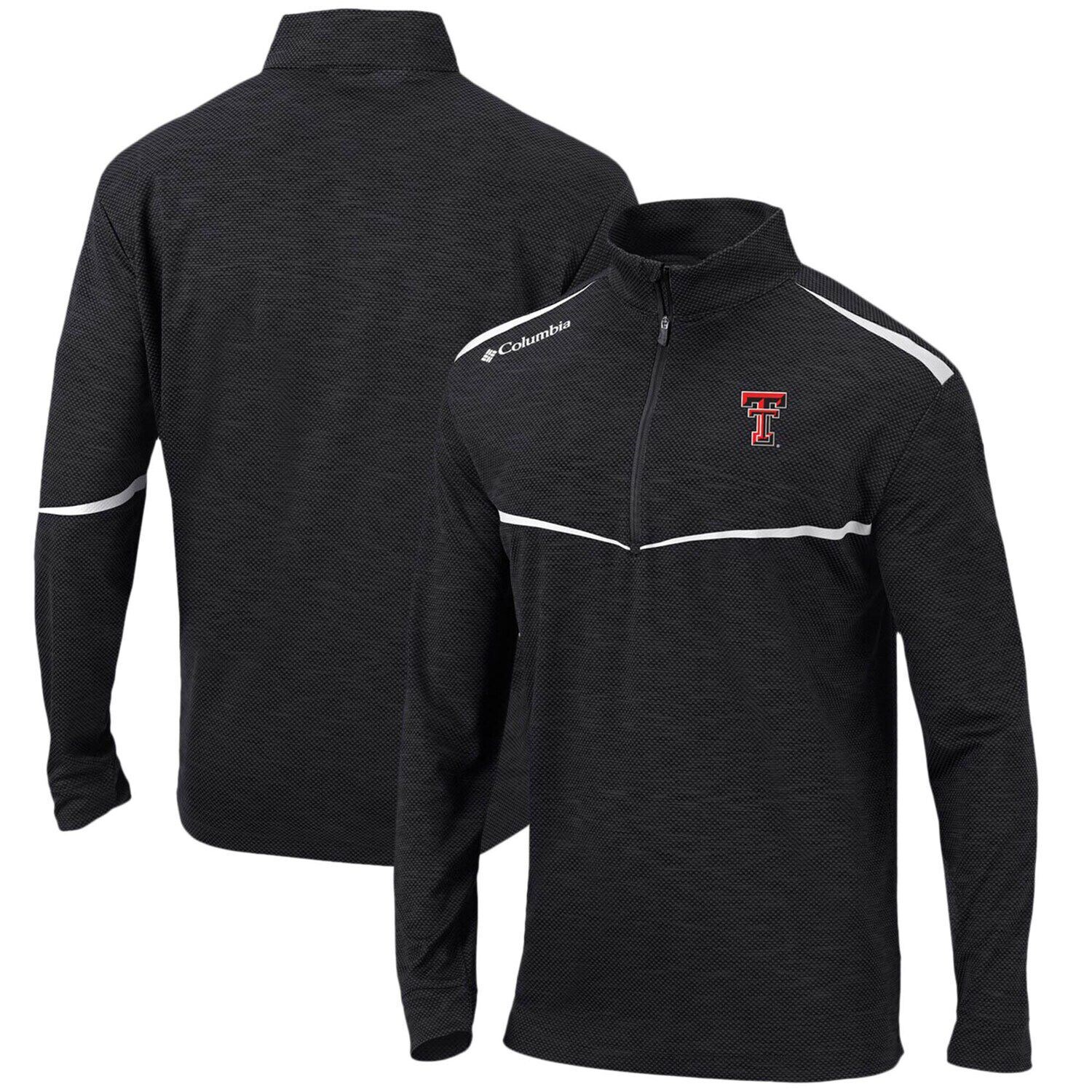 

Мужская куртка Columbia Black Texas Tech Red Raiders Scorecard с молнией на четверть