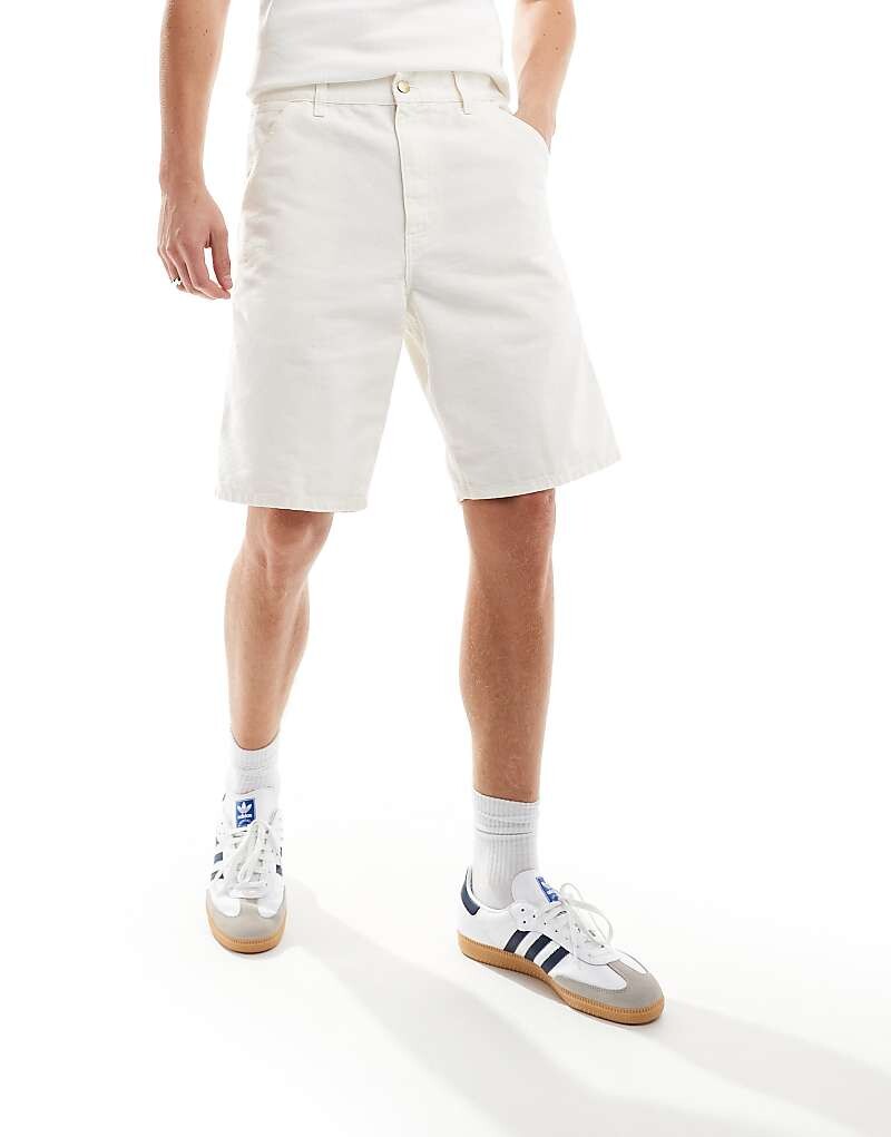 

Белые плотные шорты до колена Carhartt WIP