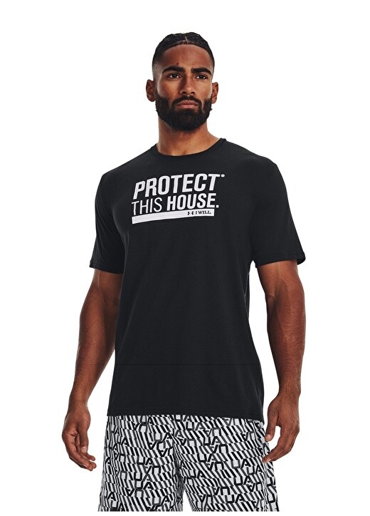 

Черная мужская футболка Under Armour, Черный