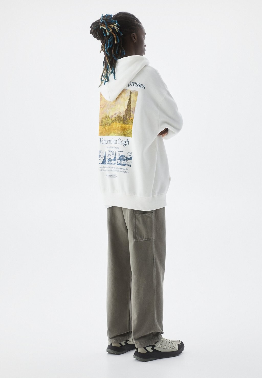 

Толстовка PULL&BEAR, белый