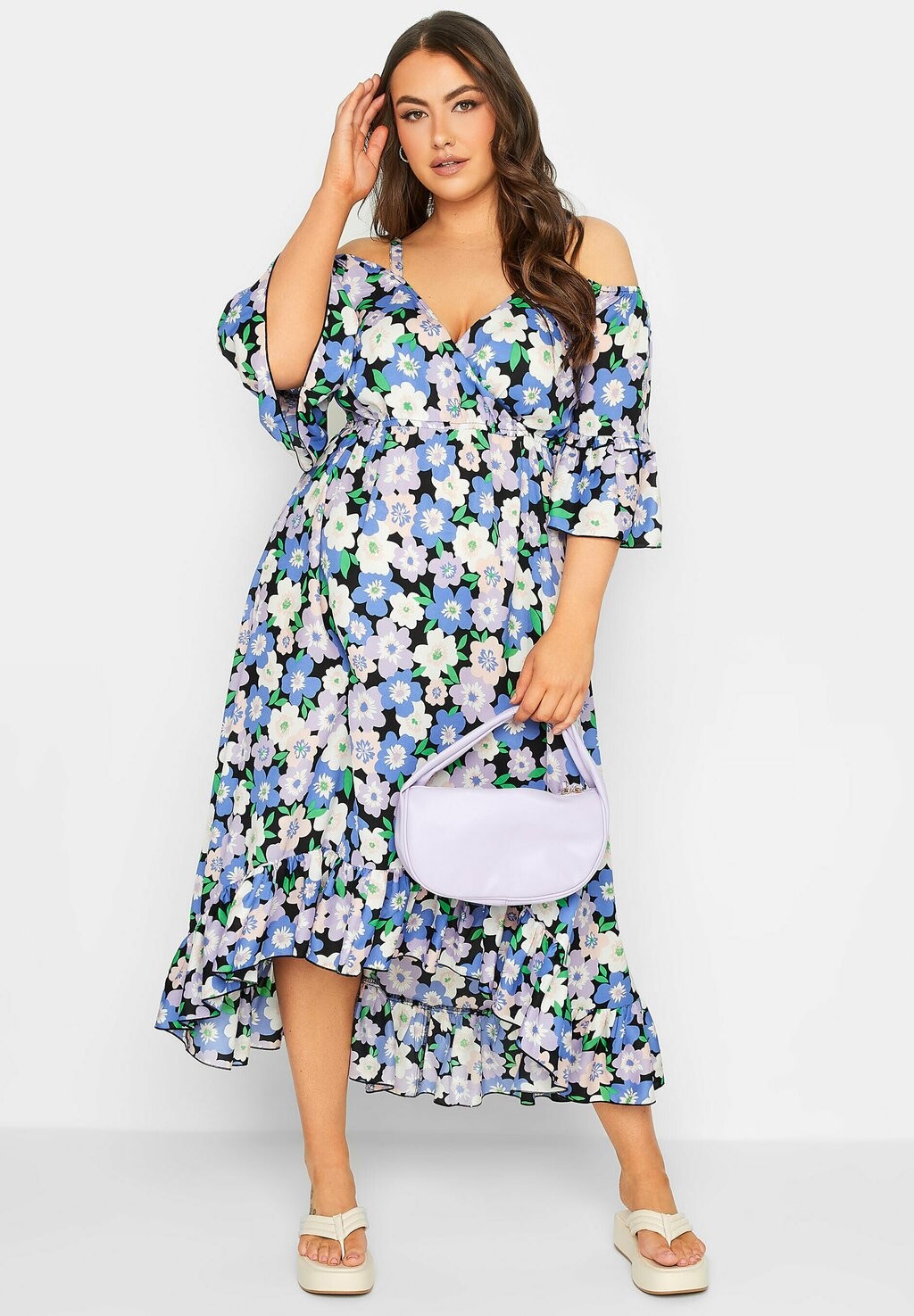 

Летнее платье Yours Clothing, фиолетовый