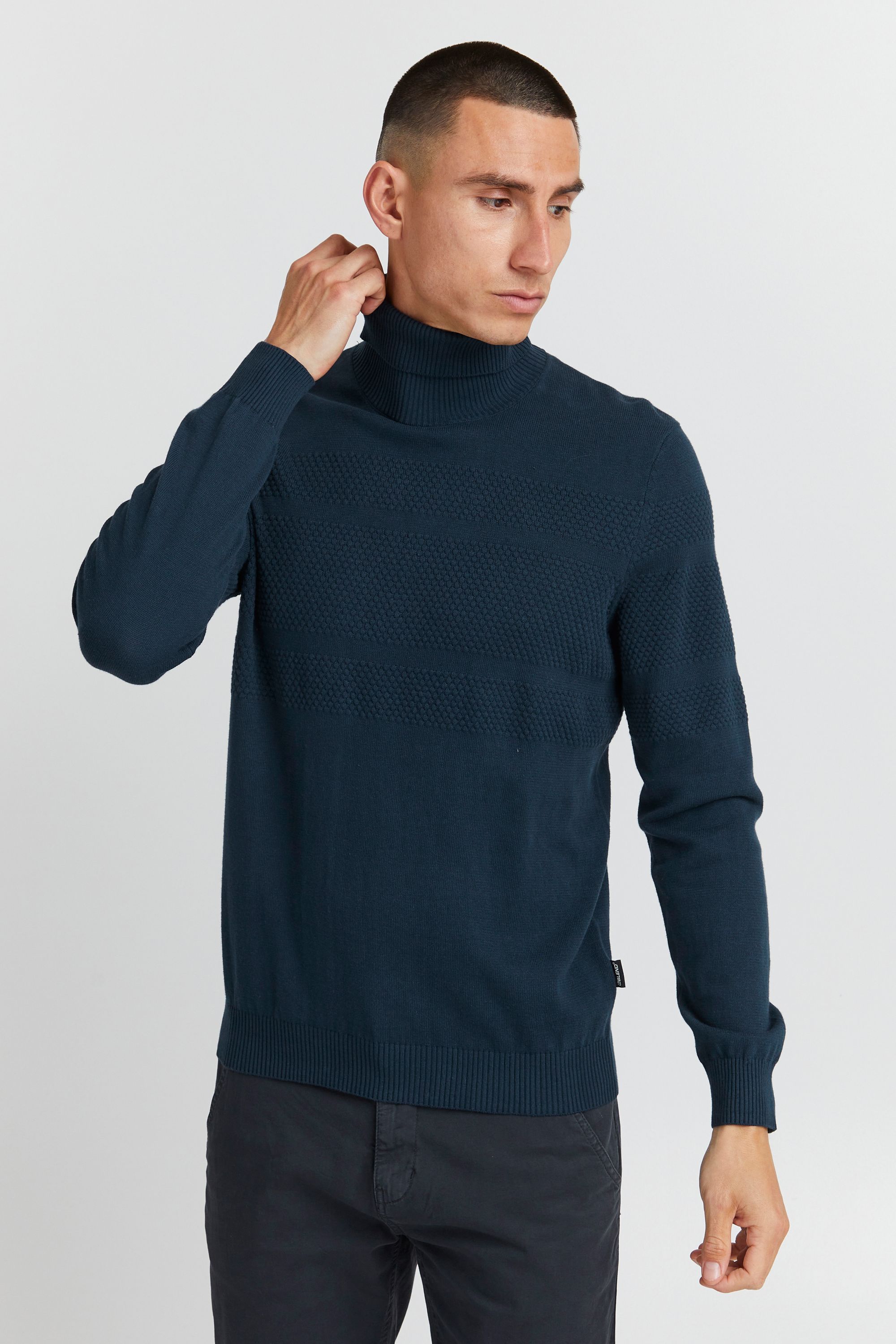 Пуловер BLEND Rollkragen 20714346, синий пуловер indicode rollkragen синий