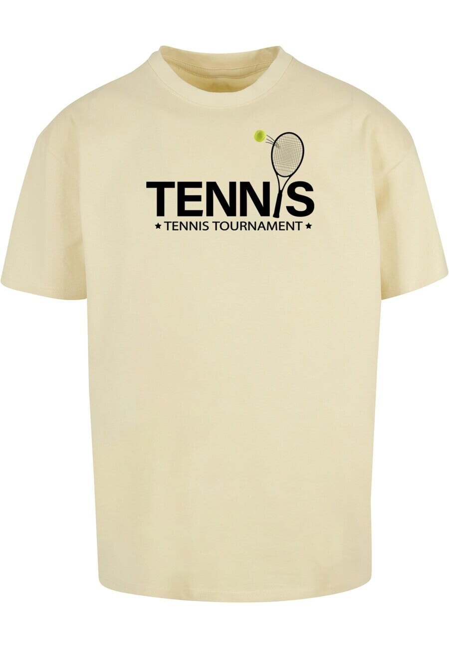 

Футболка Merchcode TENNIS RACKET, светло-желтого