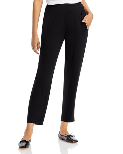 

Укороченные брюки до щиколотки Eileen Fisher, цвет Black