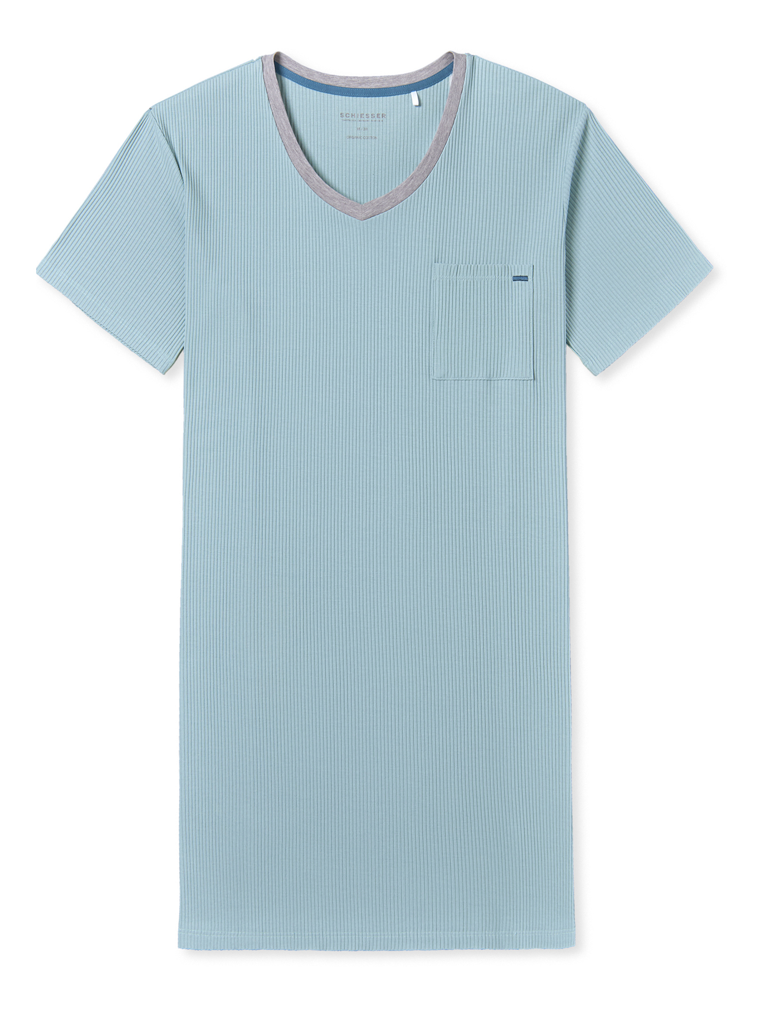 Ночная рубашка Schiesser Casual Nightwear, цвет bluebird