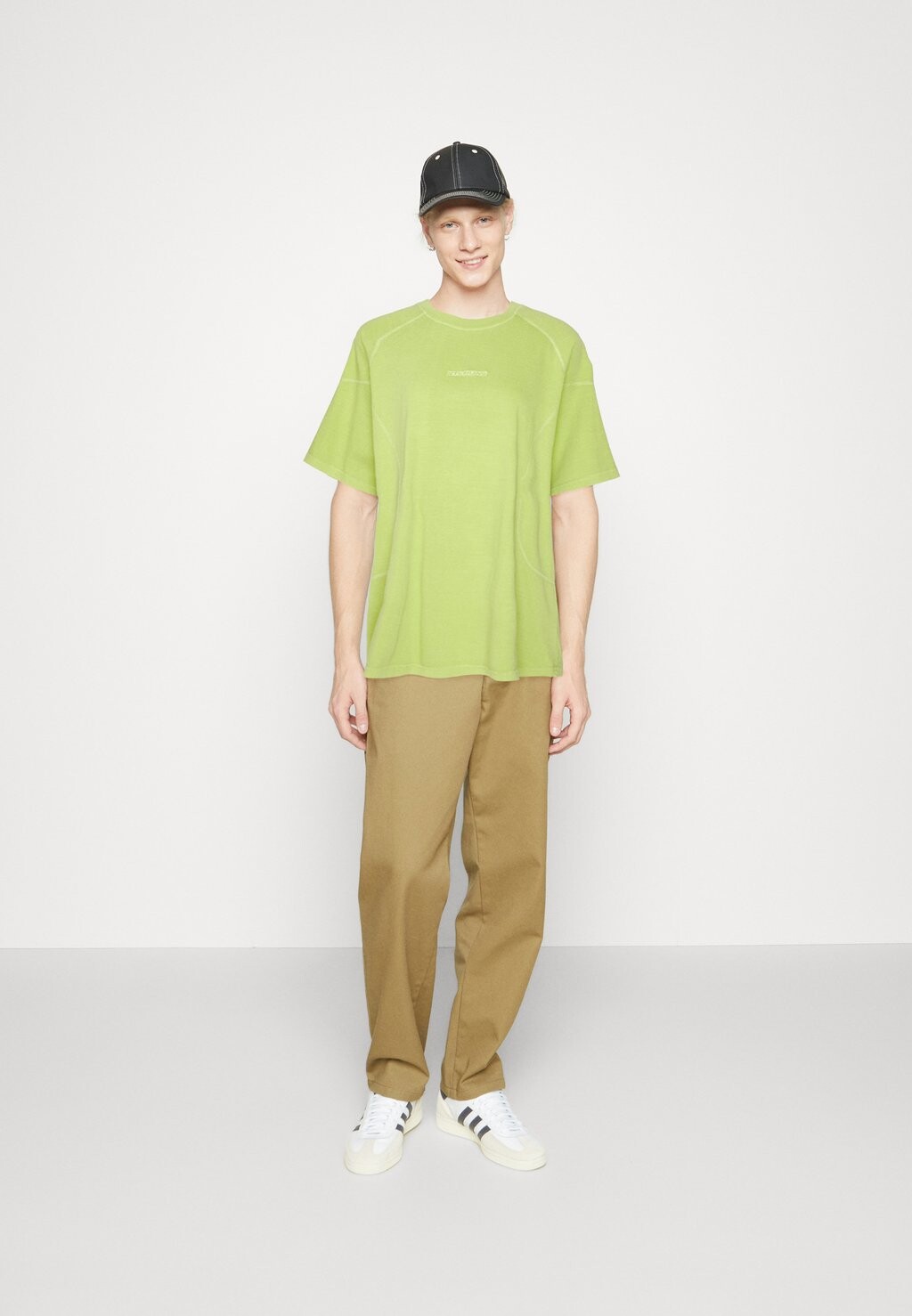 

Футболка с принтом Flatlock Tee Unisex iets frans..., цвет chartreuse