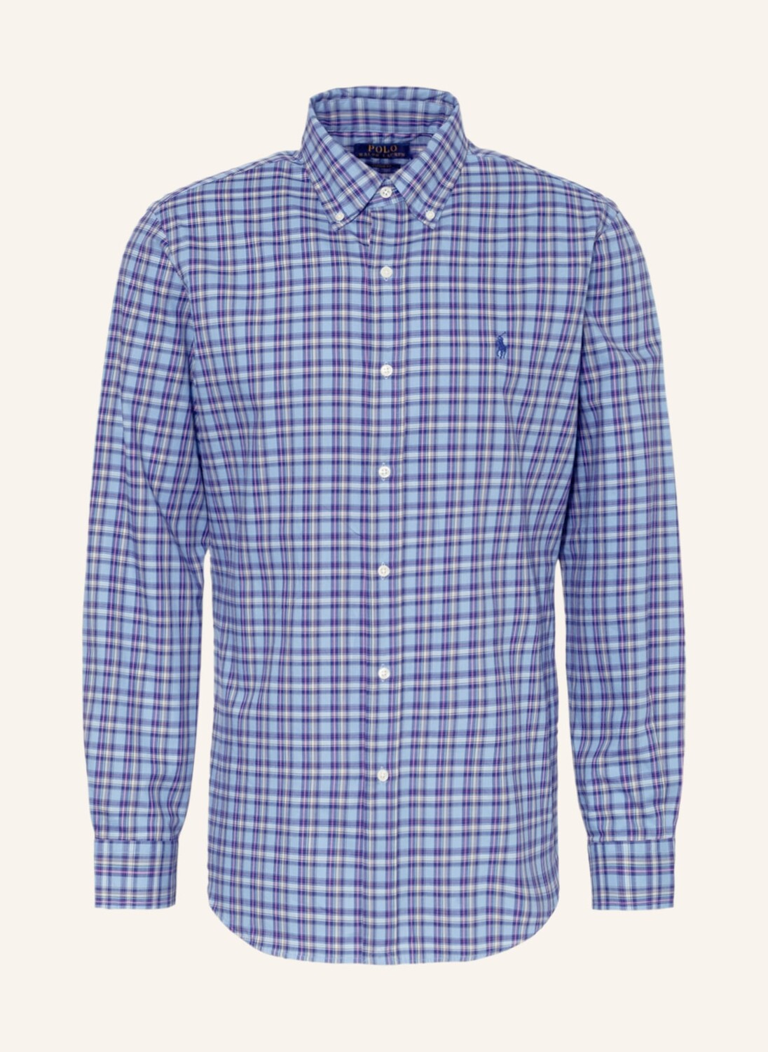 

Рубашка POLO RALPH LAUREN Custom Fit, светло-синий