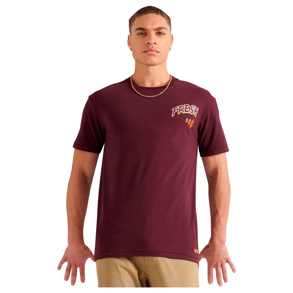 

Футболка с коротким рукавом Superdry Workwear Box Fit, красный