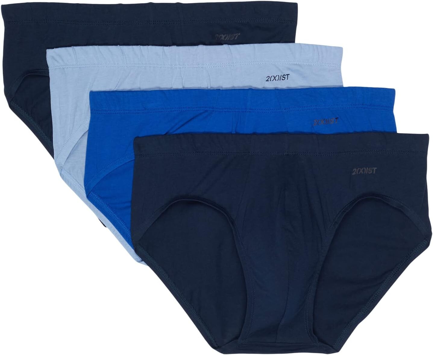 

Комплект трусов-бикини Essentials из 4 комплектов 2(X)IST, цвет Navy/Cobalt/Porcelain/Navy