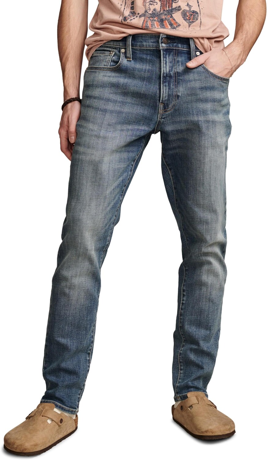 

Джинсы Lucky Brand 412 Athletic Slim Premium Coolmax Stretch Jean, цвет Milton