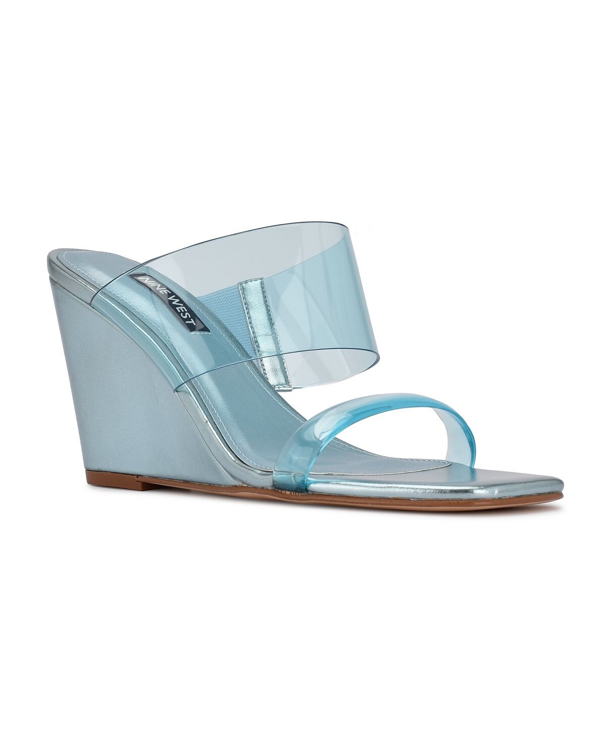 

Женские шлепанцы на танкетке Nats Nine West