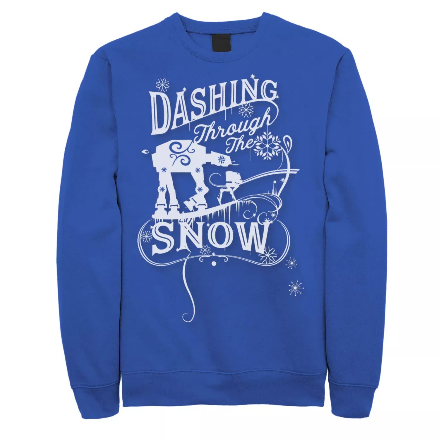 Мужской рождественский свитшот AT-AT Dashing Through Snow Star Wars