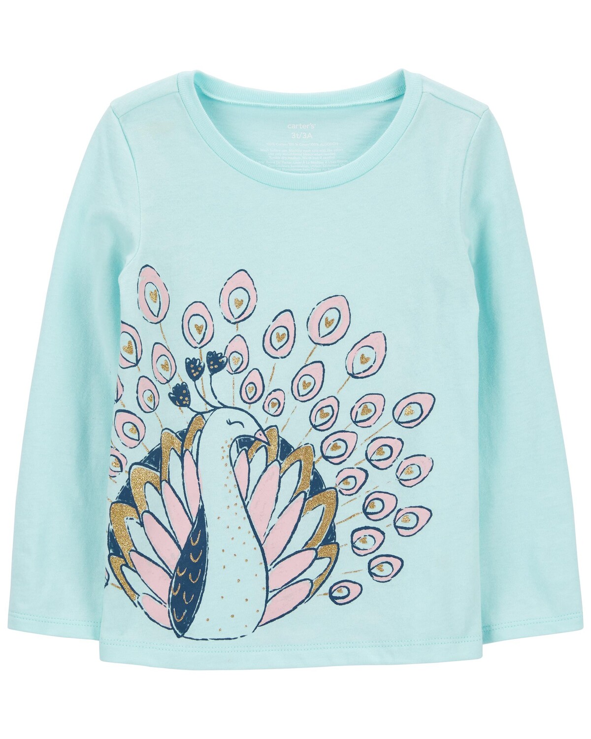 

Футболка Baby Peacock из джерси Carter's, синий