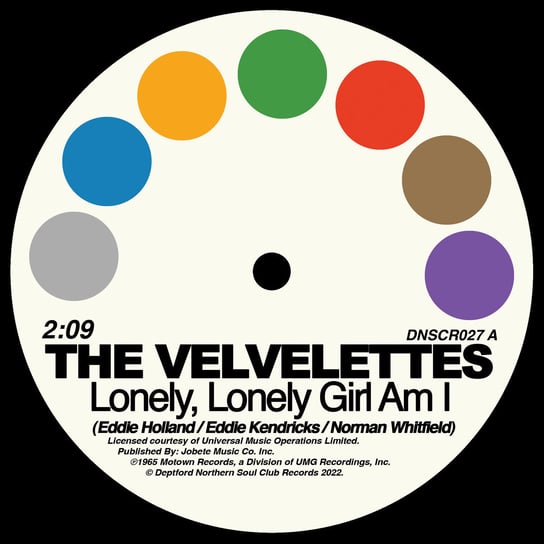 Виниловая пластинка The Velvelettes - Lonely, Lonely Girl Am I