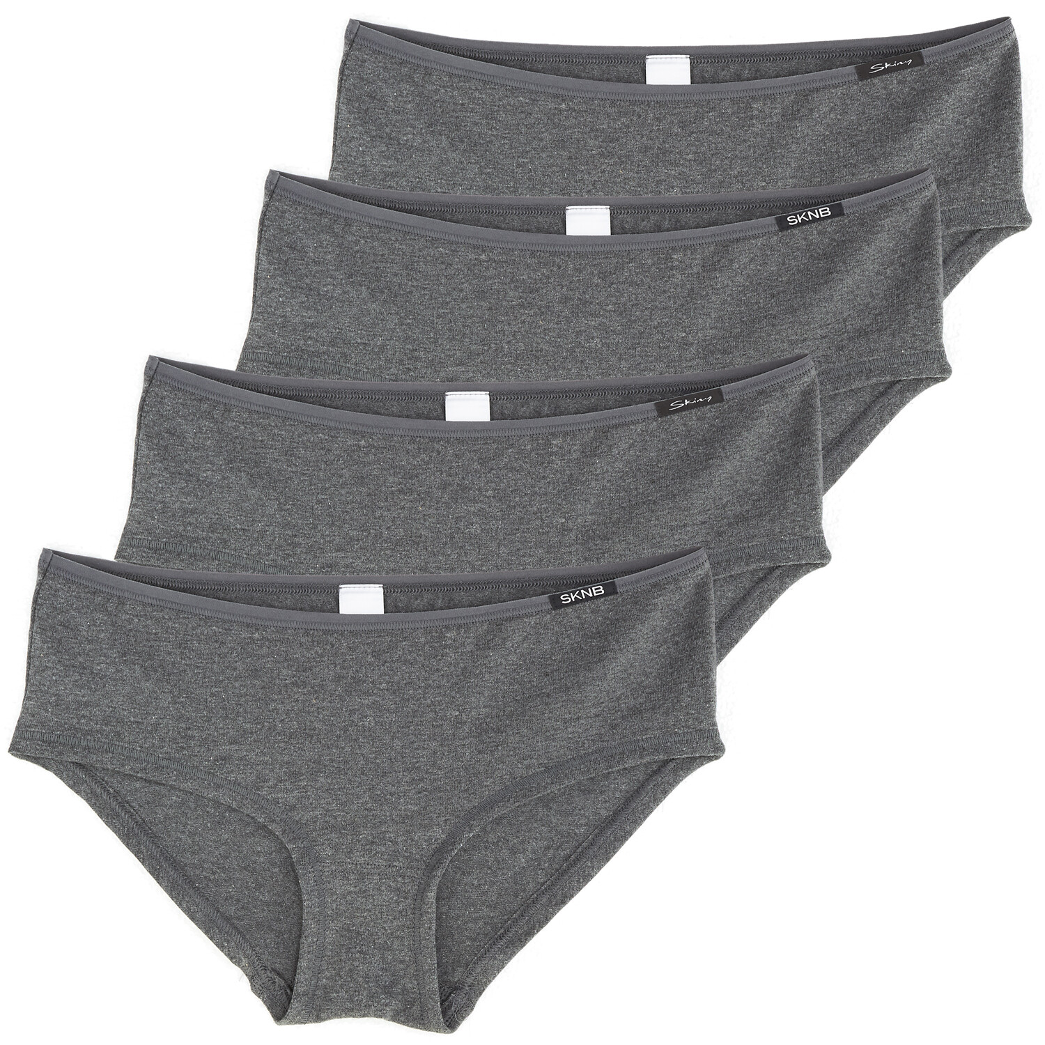 Трусы Skiny Pantys 4er Pack, цвет Anthrazit/Melange