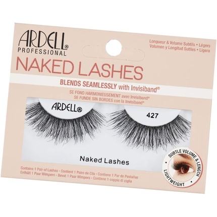 Naked Lashes 427 Натуральные накладные ресницы из натуральных волос — 1 пара, веганские и многоразовые, Ardell
