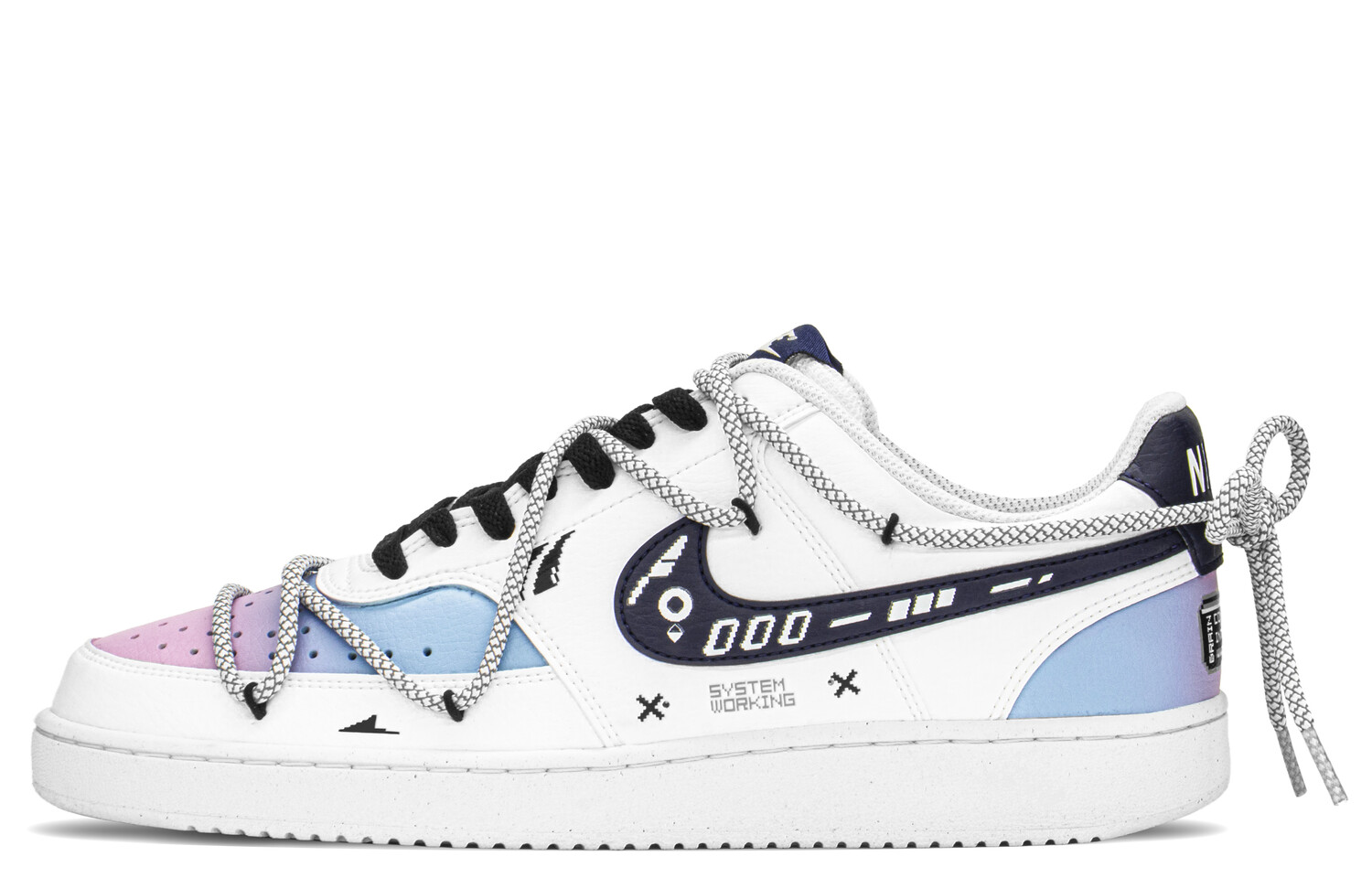 

Кроссовки Nike Court Vision 1, белый/голубой
