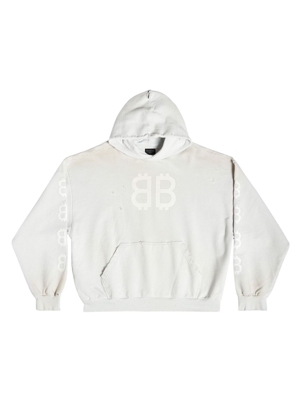 

Криптохуди средней посадки Balenciaga, белый