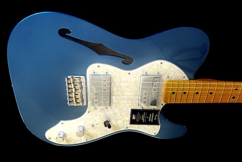 

Электрогитара Fender American Vintage II '72 Telecaster Thinline Lake Placid Blue