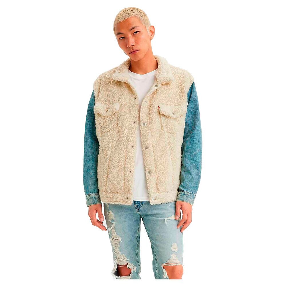 

Куртка Levi´s Hybrid Relaxed Cozy Trucker Denim, бежевый