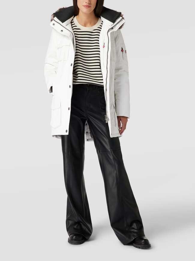 Функциональная куртка с нашивкой-лейблом модели SNOW ZAUBER Wellensteyn, белый