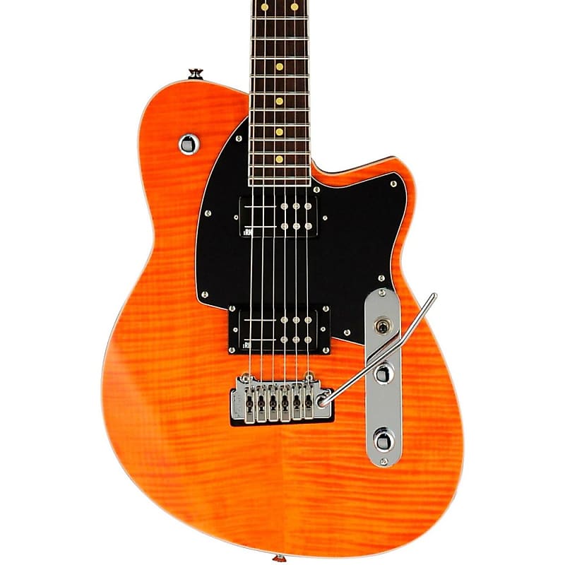 

Электрогитара Reverend Reeves Gabrels Signature Electric Guitar Satin Orange Flame maple