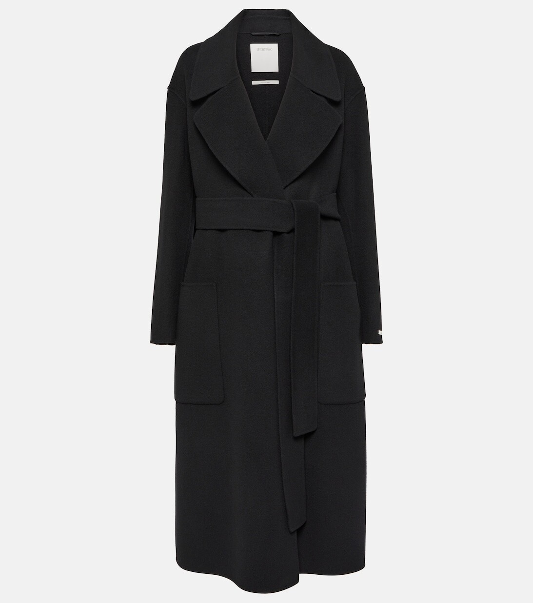 

Велено шерстяное пальто SPORTMAX, черный