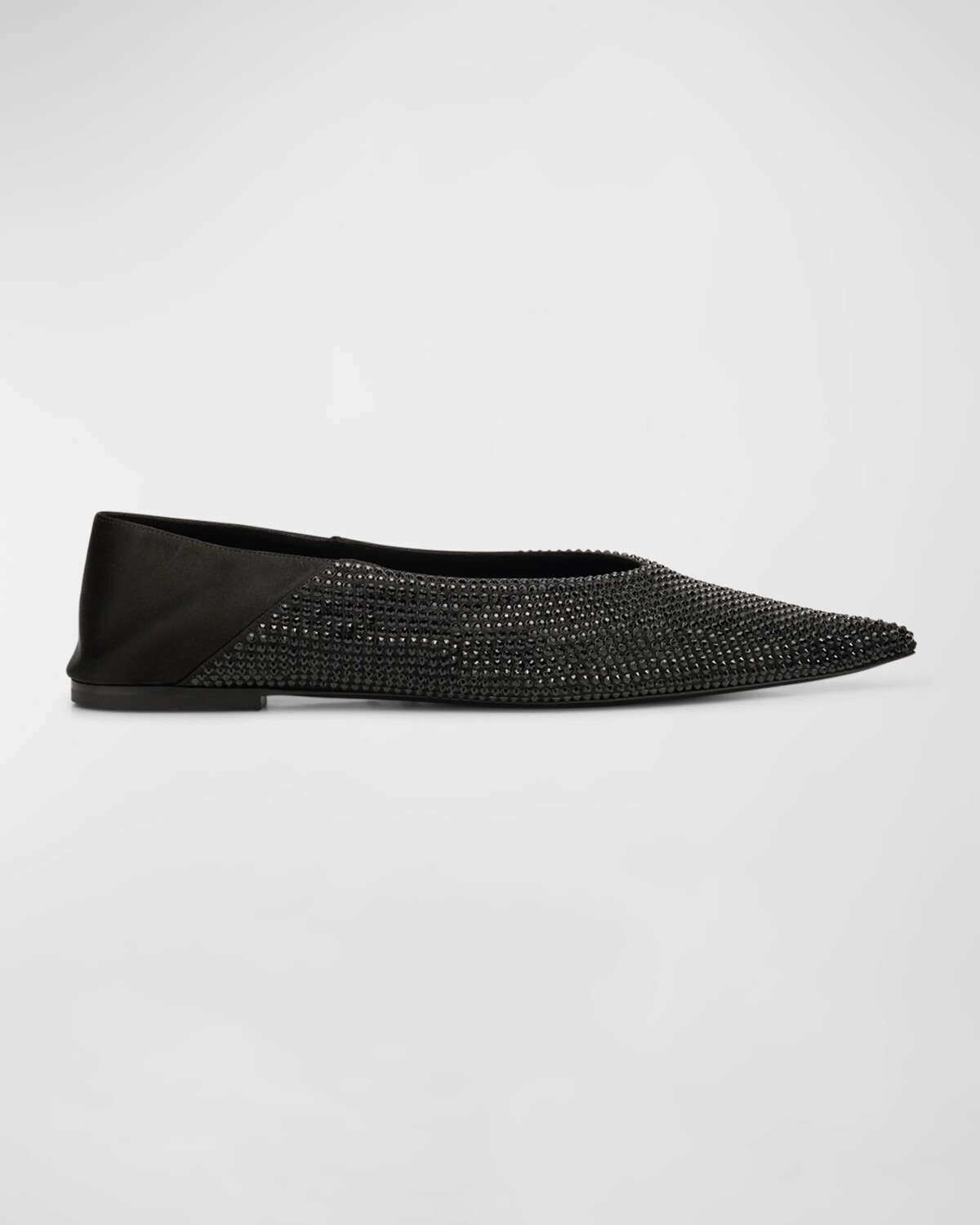 

Балетки Nour с украшением Saint Laurent, черный