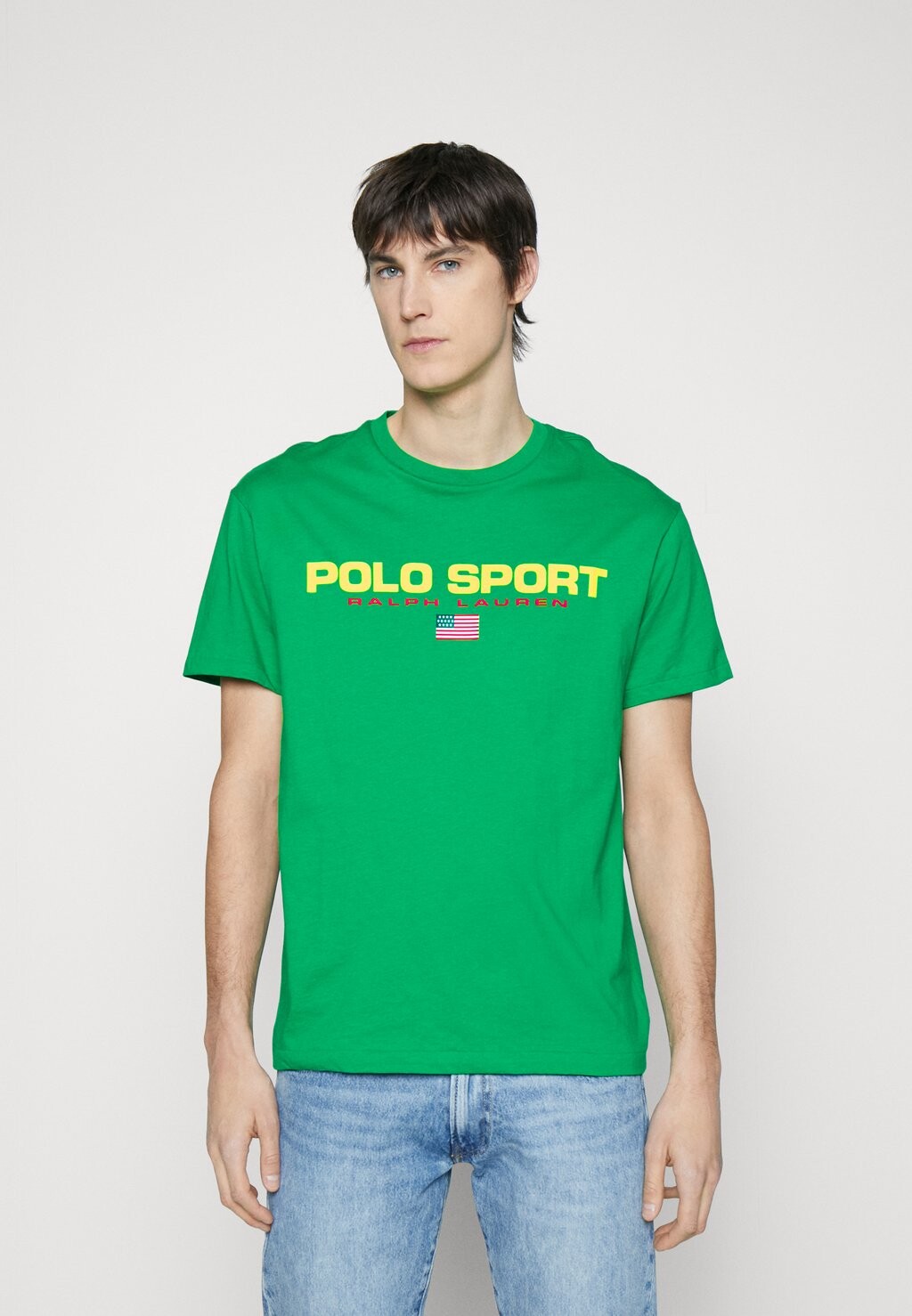 

Футболка с принтом Polo Ralph Lauren, зеленый