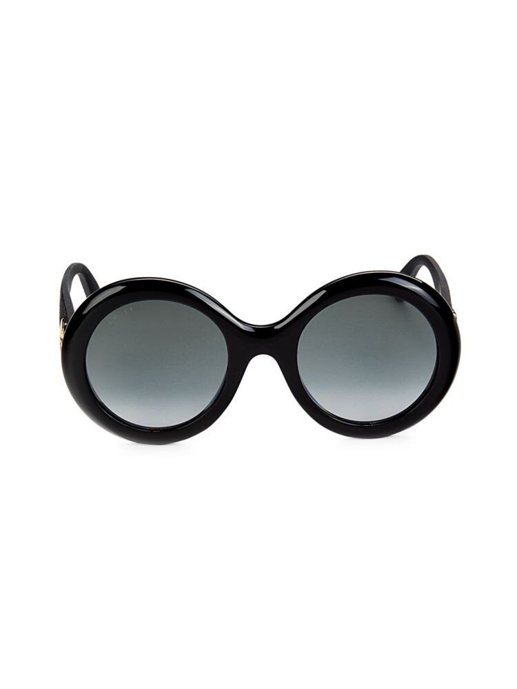 

Круглые солнцезащитные очки 53MM Gucci, черный
