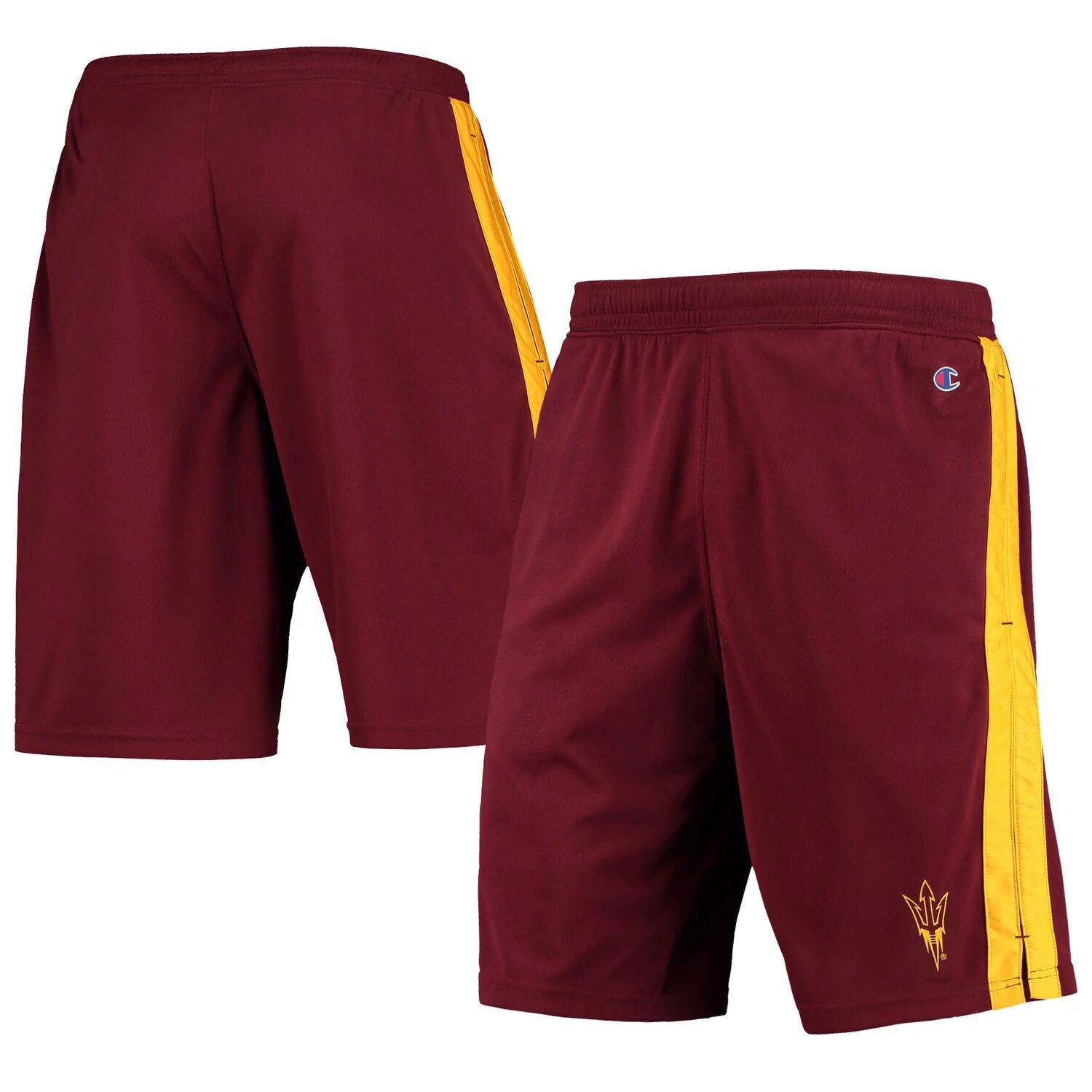 

Мужские шорты Champion Maroon Arizona State Sun Devils с полосками по бокам