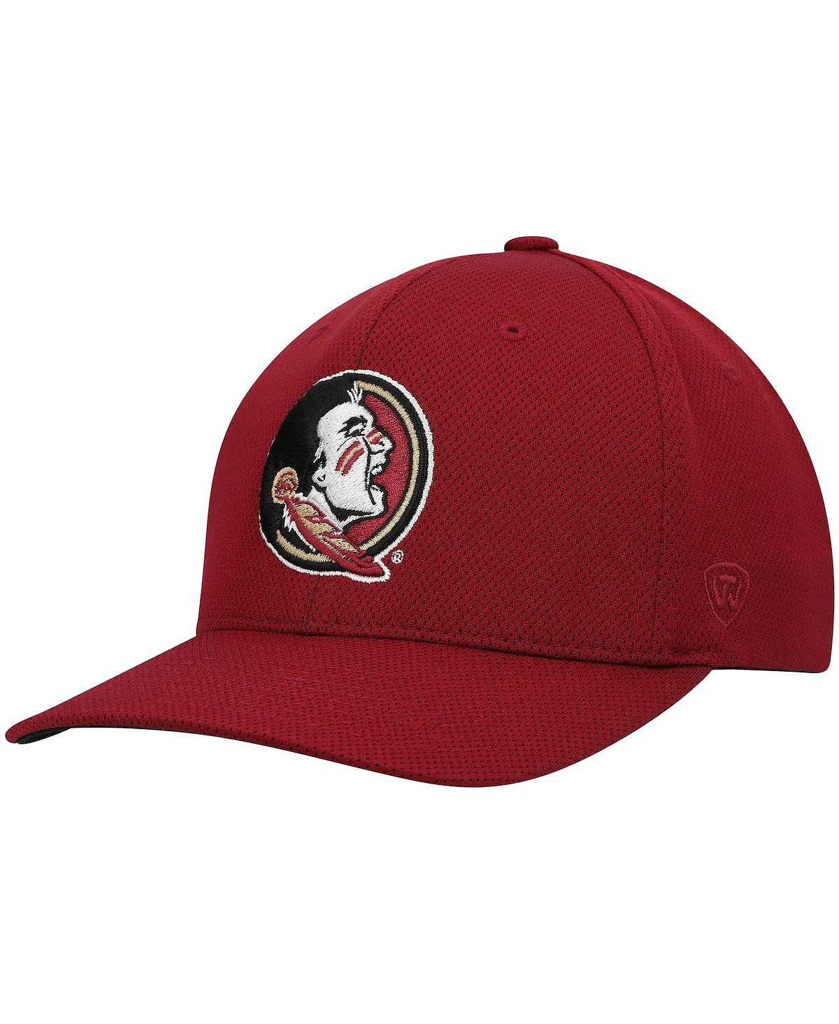 Мужская шапка с гранатом и гибким логотипом штата Флорида Seminoles Reflex Top of the World