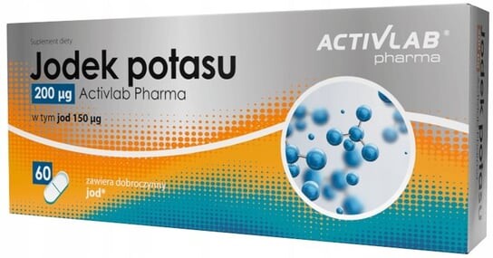 

Activlab Pharma, Йодид калия, 200 мкг йода для щитовидной железы, 60 капсул.
