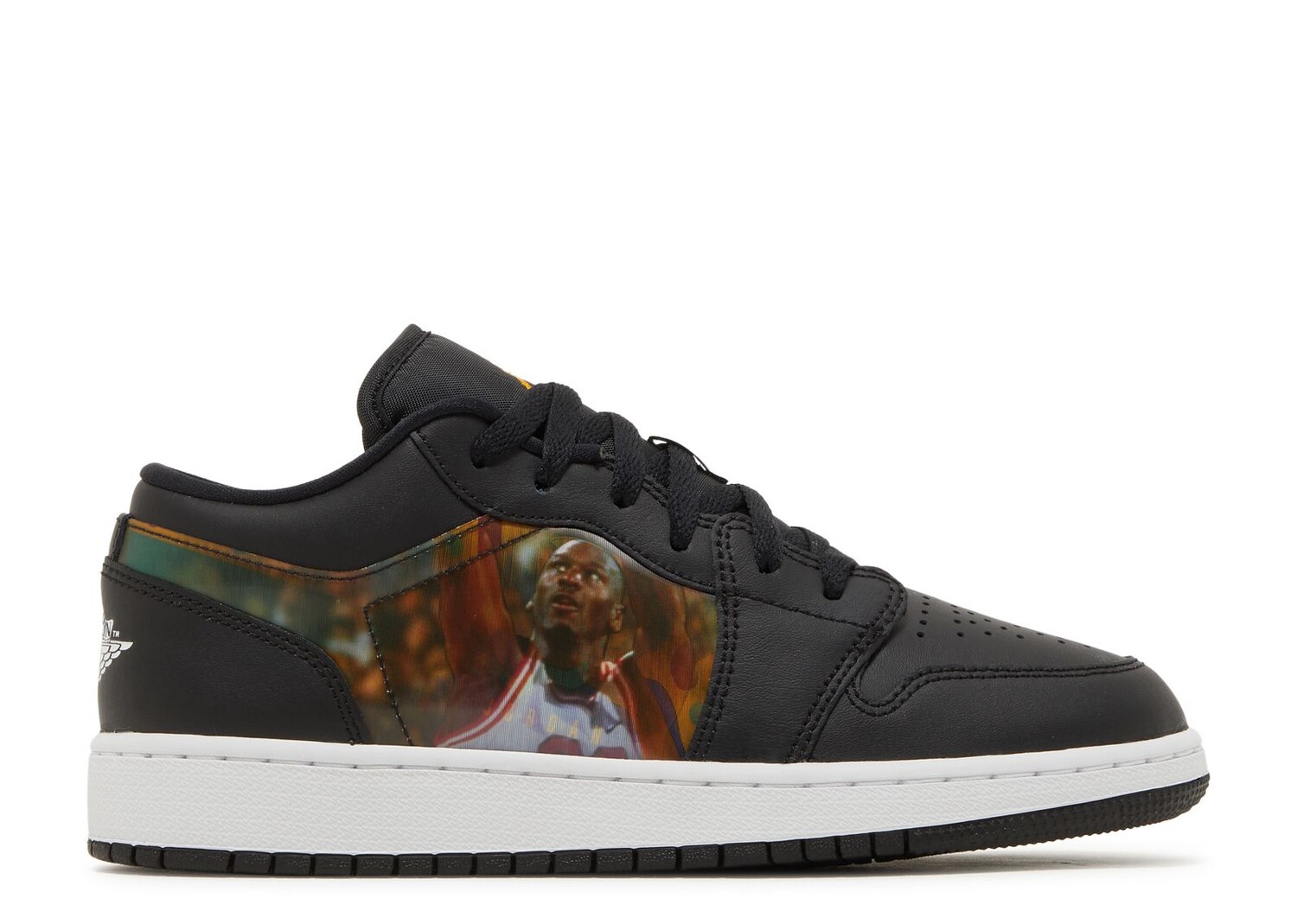 

Кроссовки Air Jordan Air Jordan 1 Low Gs 'Hologram', черный