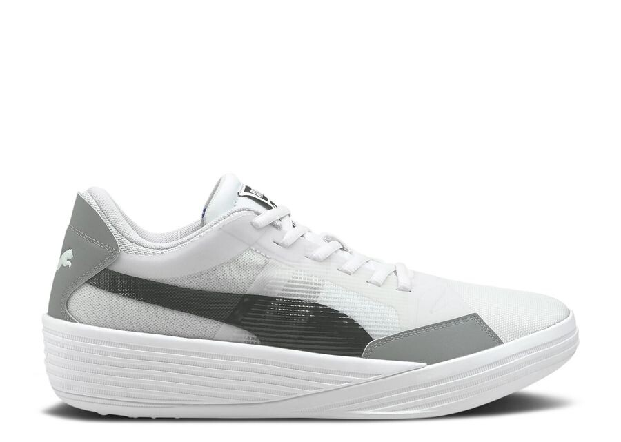 

Кроссовки Puma Clyde All-Pro Team 'White Black', белый, Серый