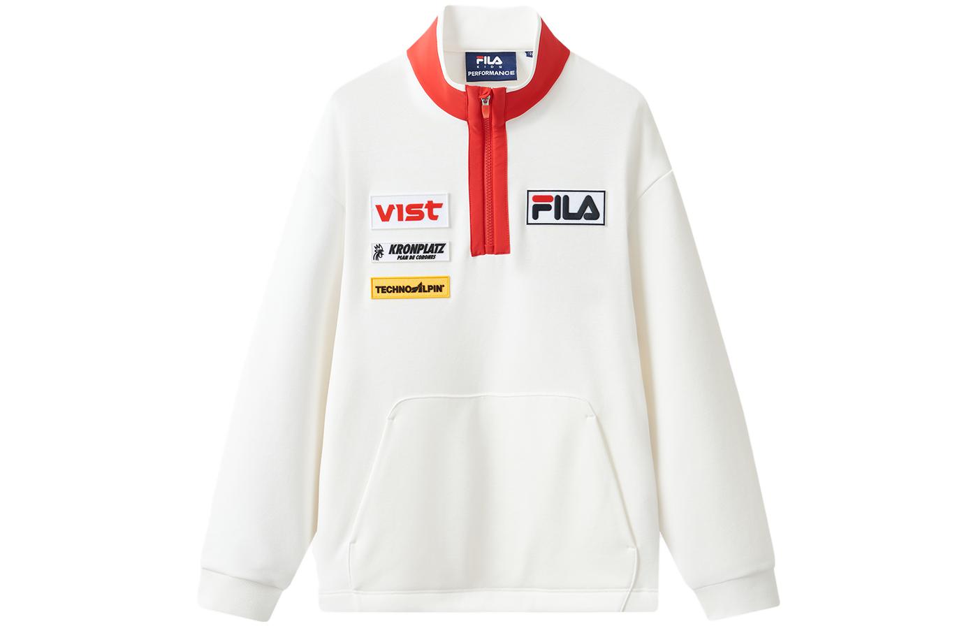 

Детская толстовка ФИЛА FILA, цвет Cloud White/Bliss Pink/Green