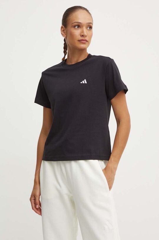 

Хлопковая футболка Essentials adidas, черный