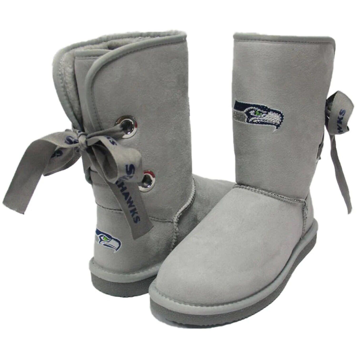 

Женские ботинки Cuce Seattle Seahawks Champion Ribbon Boots