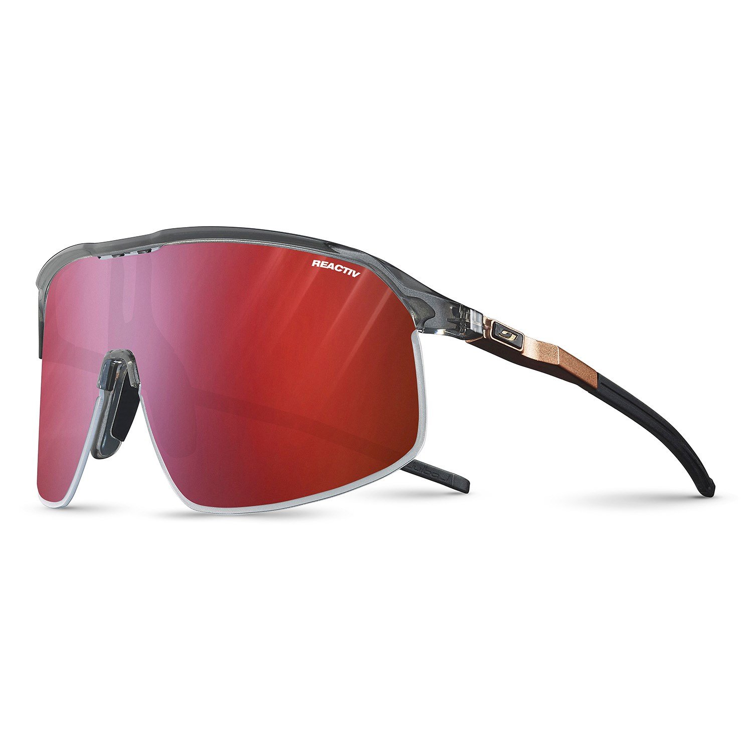 Солнцезащитные очки Julbo Density, цвет Translucent Black / Copper REACTIV 0-3 High Contrast мотоциклисты оснащены очками для пересеченной местности ветрозащитные очки защитные очки лыжные очки цветные очки