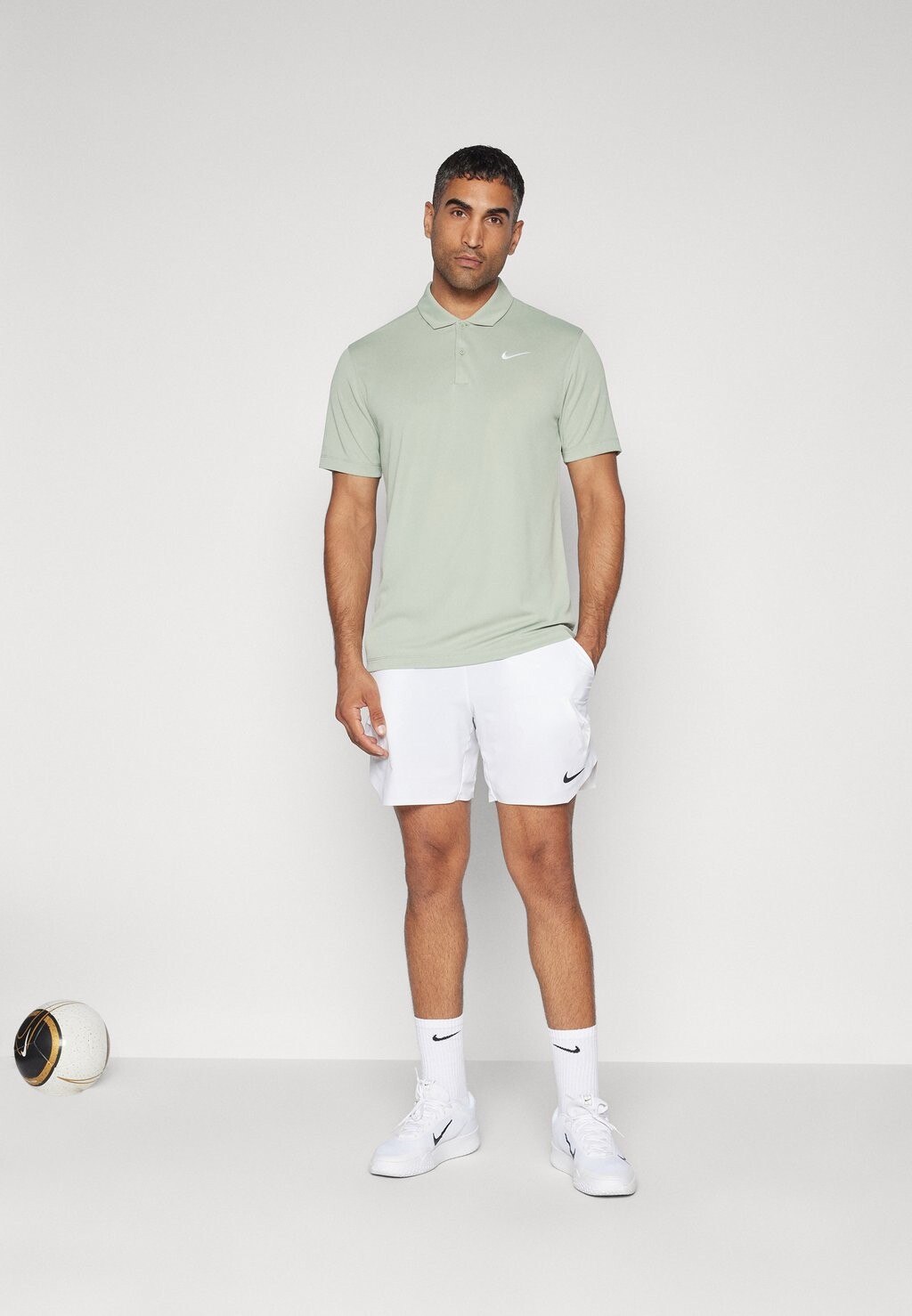 

Рубашка поло SOLID Nike, зеленый