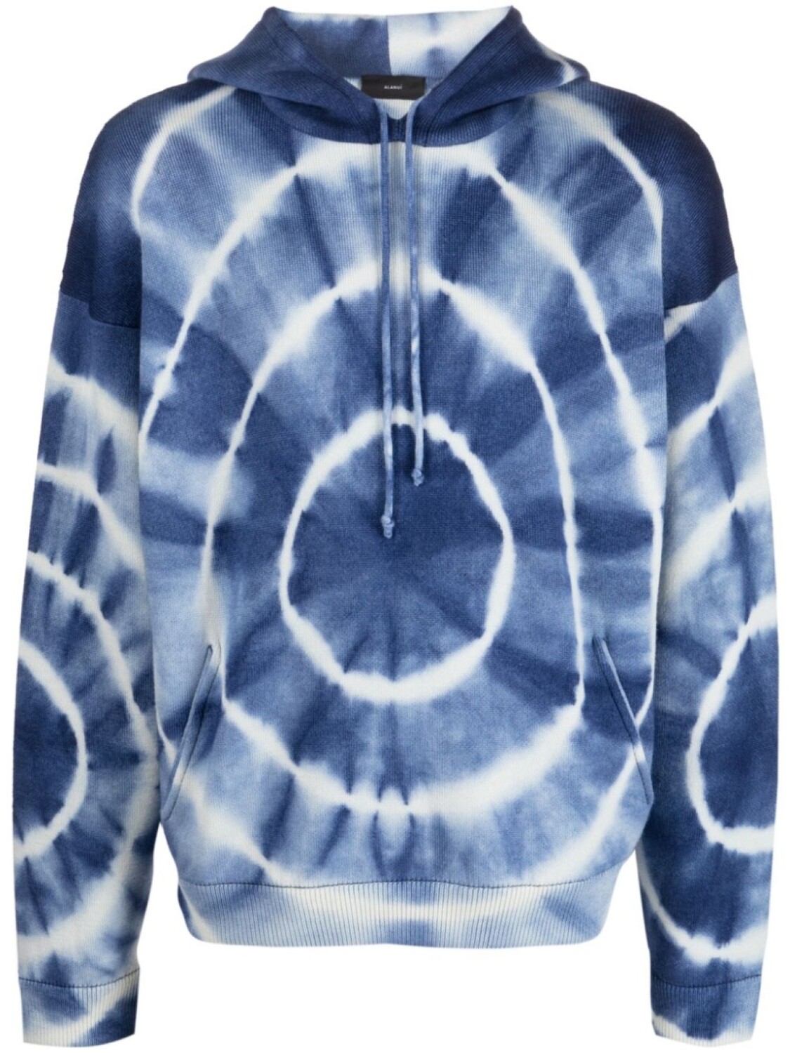 

Alanui худи Shibori с принтом тай-дай, синий