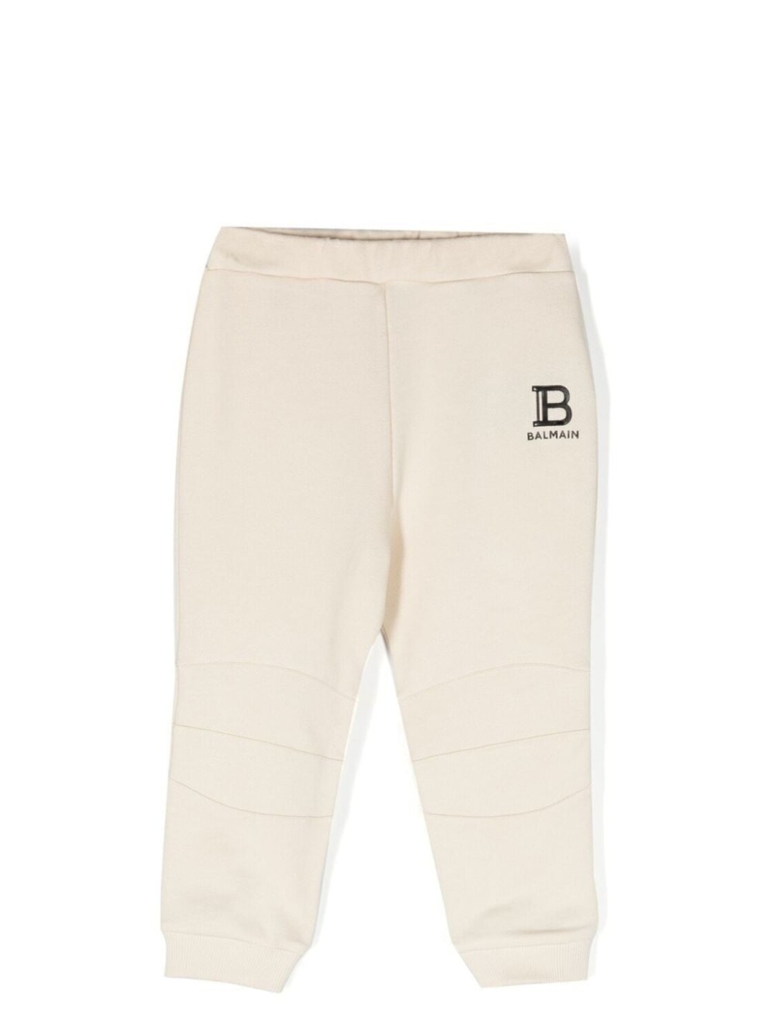 Спортивные брюки с логотипом Balmain Kids, бежевый