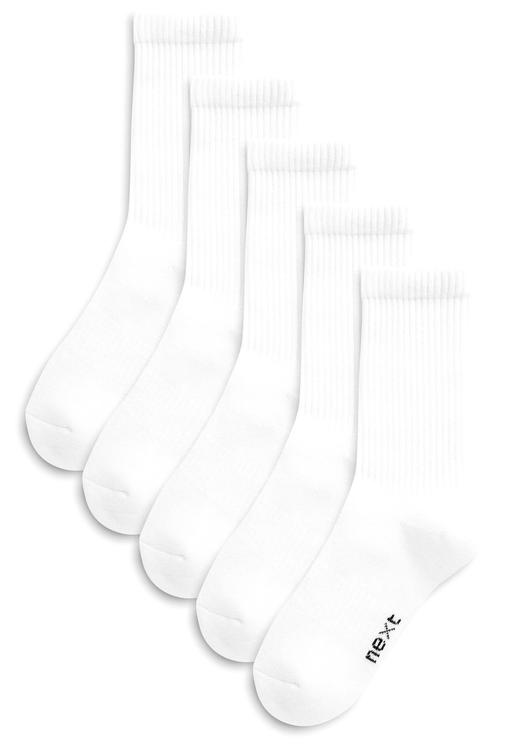 Носки 5 PACK RICH CUSHIONED FOOTBED Next, цвет white носки rich cushioned footbed ankle 3 pack next цвет white black stripe