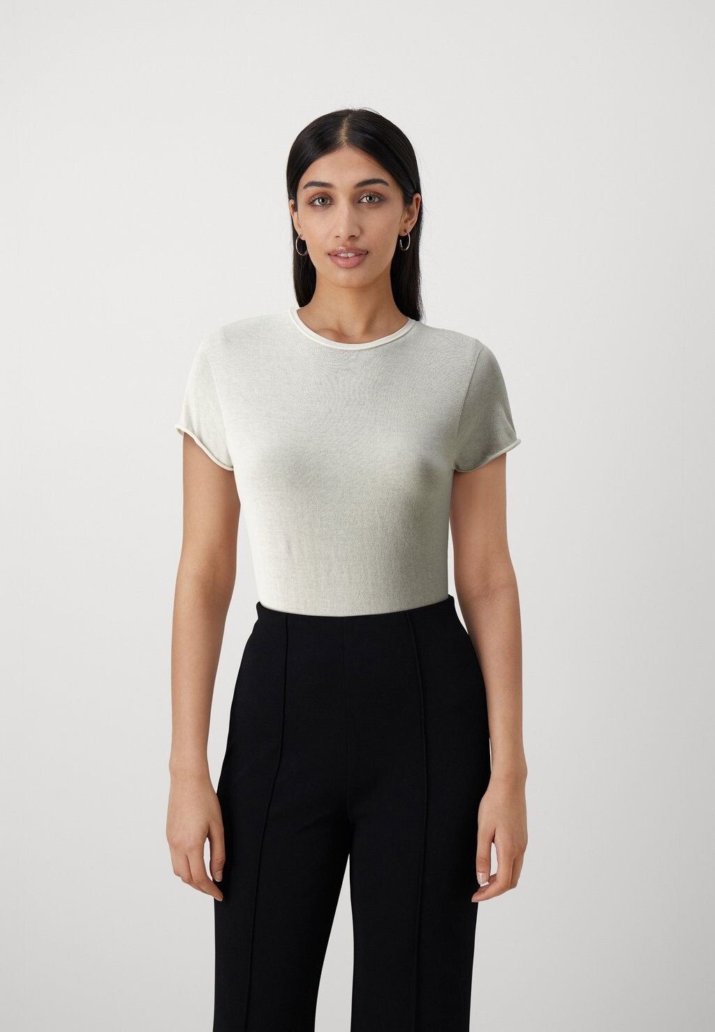 

Basic T-shirt ERMALI DRYKORN, кремовый