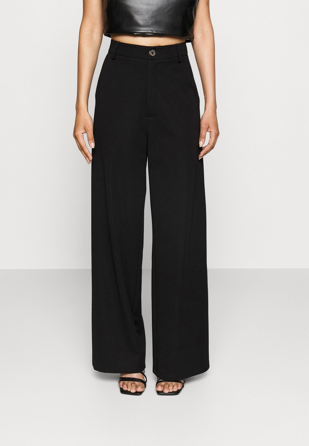 

Брюки Even&Odd, черный Petite Tailored Wide Leg Trouser, черный