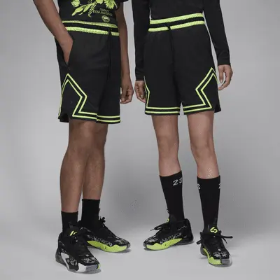 

Шорты Jordan Dri-FIT Sport Diamond Shorts, цвет Black/Volt Glow/Black