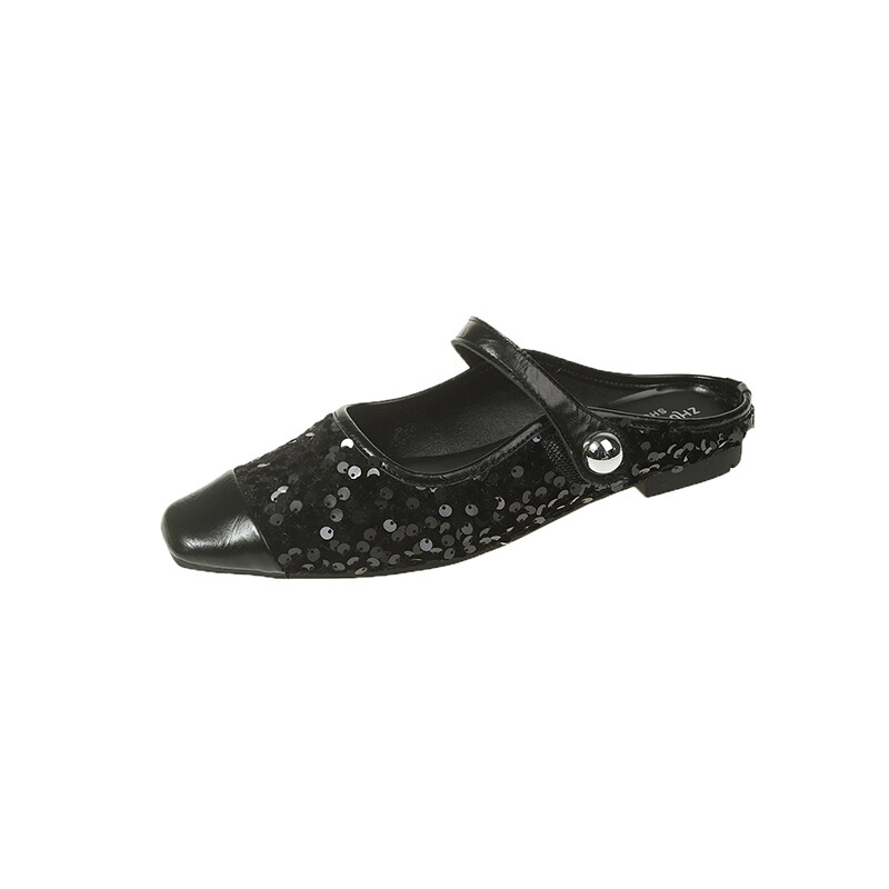 

Мюли женские с закрытым носком женские Miami, цвет Black slippers