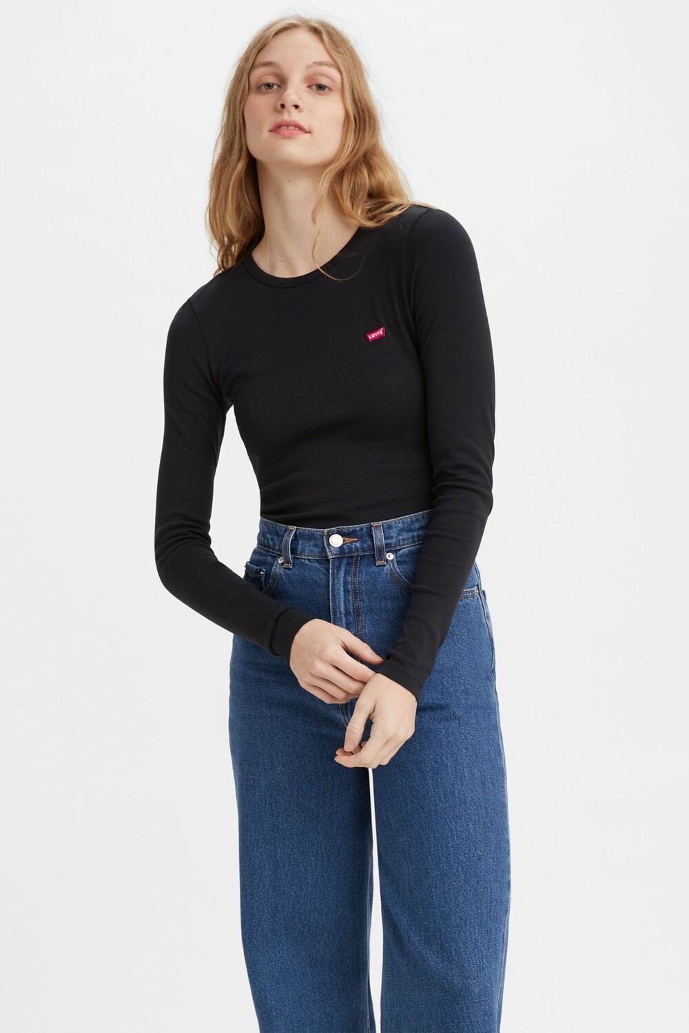 

Футболка с длинными рукавами Levi's, черный