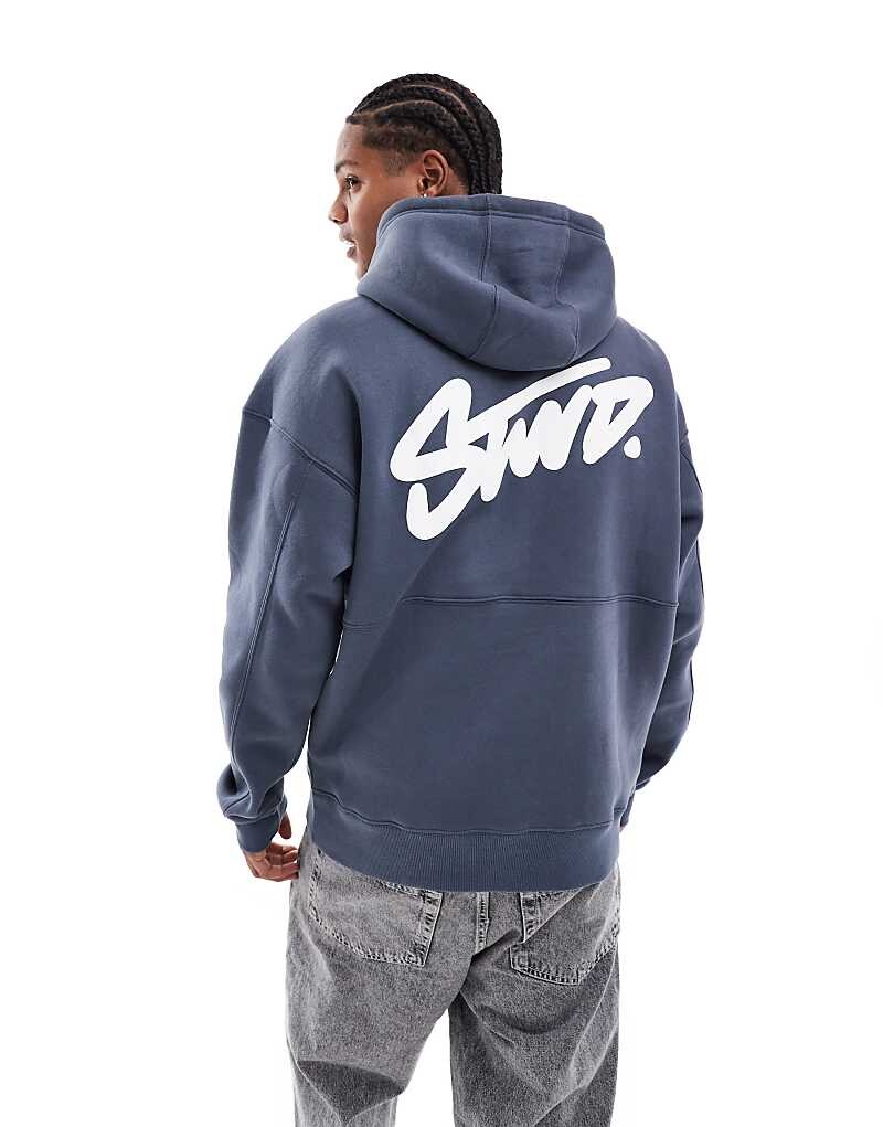 

Pull&Bear – STWD – Синяя толстовка